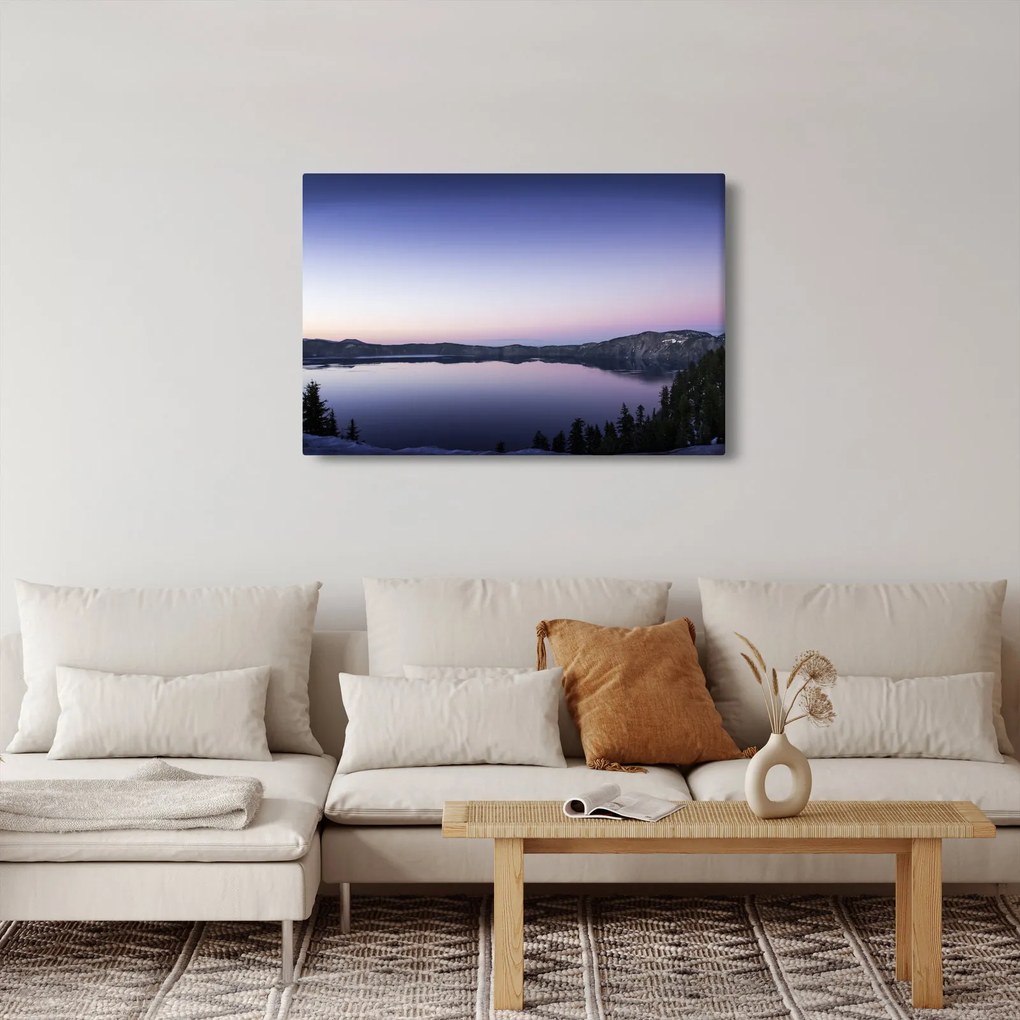 A tó képe (90x60 cm)