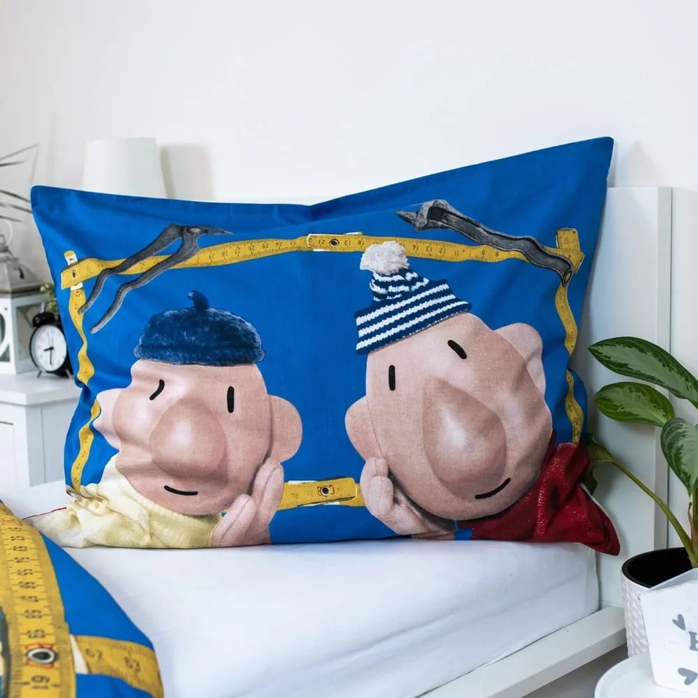 Egyszemélyes pamut gyerek ágyneműhuzat 140x200 cm Pat a Mat – Jerry Fabrics