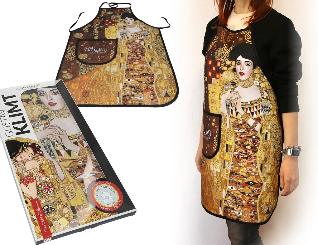 Konyhai kötény G. Klimt, Adela (carmani)