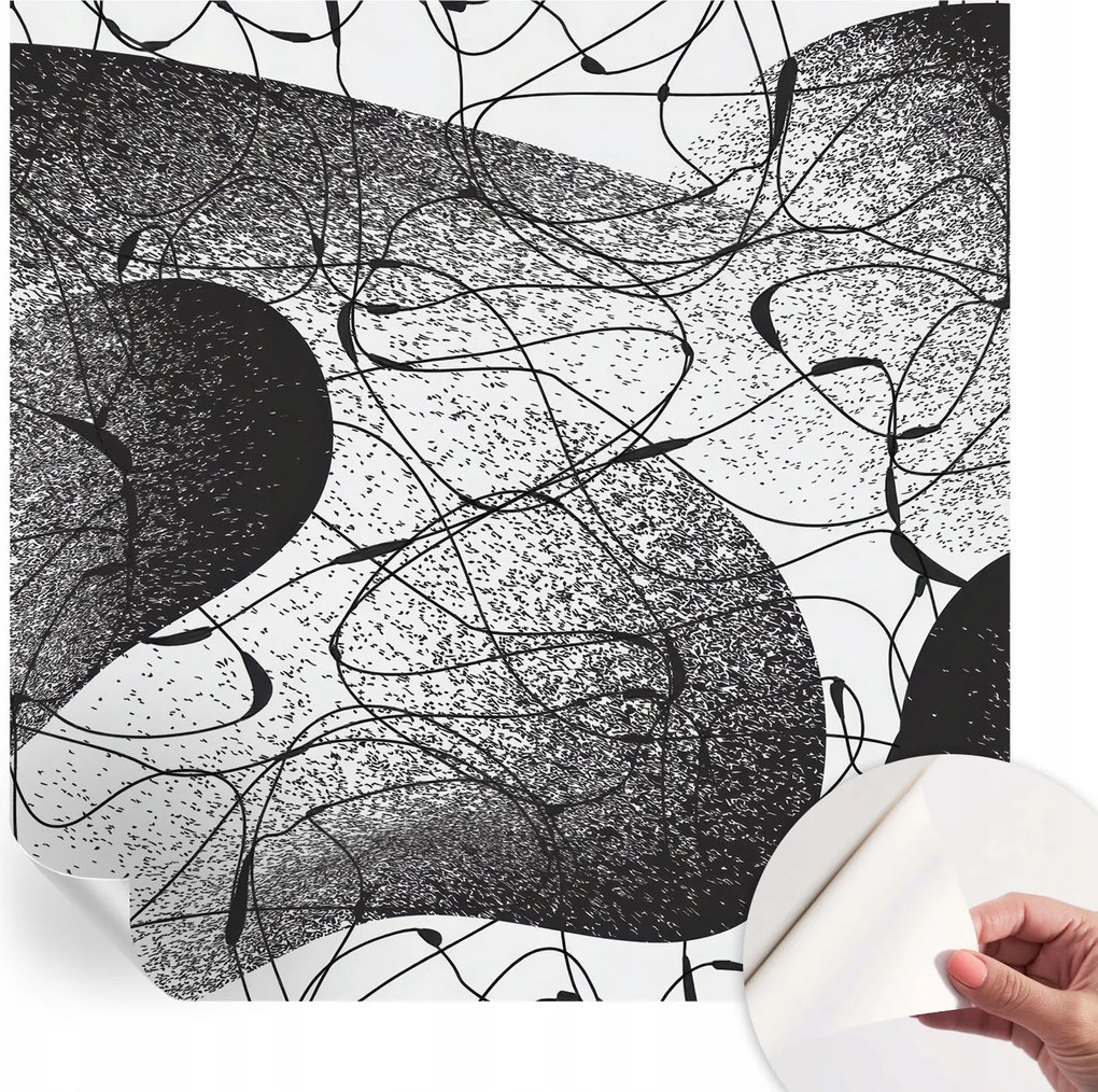 Divatos öntapadós fali tapéta Absztrakt minta 250x250 cm