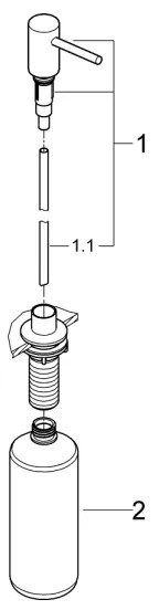 GROHE 40535DL0 - COSMOPOLITAN szappanadagoló 500 ml, bronz színű