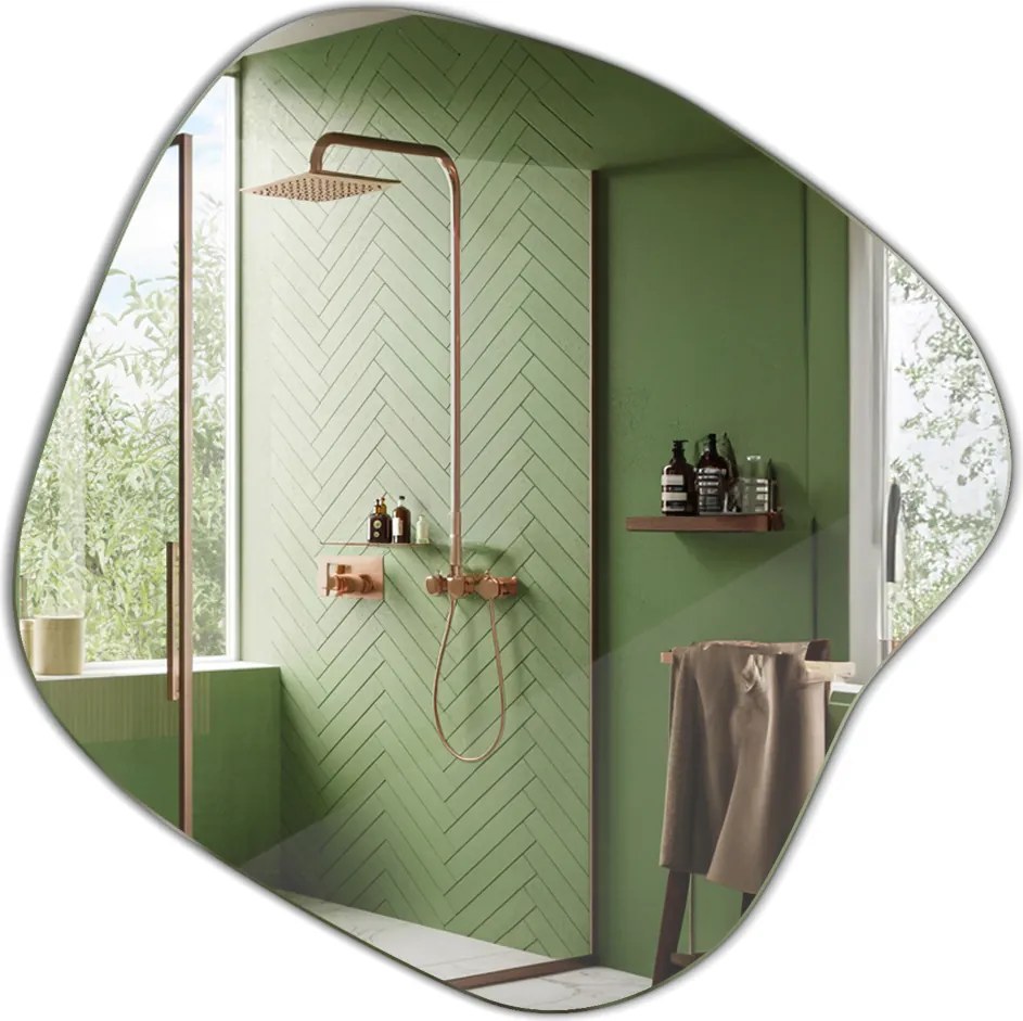 Design tükör Szabálytalan Skandináv stílus Öltözőbe és Nappaliba