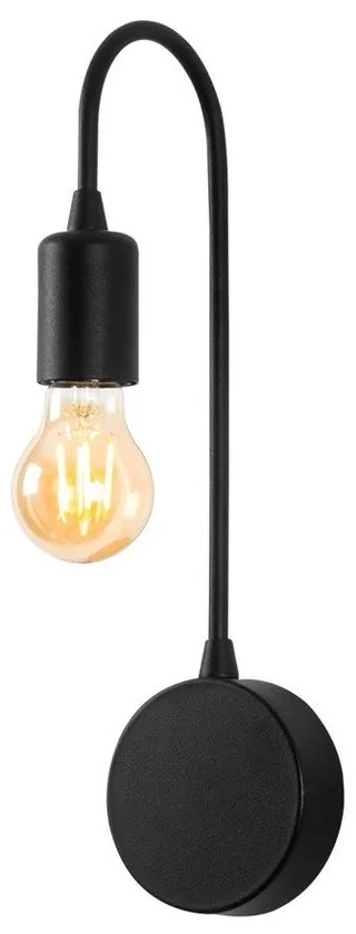 Fekete fali lámpa Baston – Opviq lights