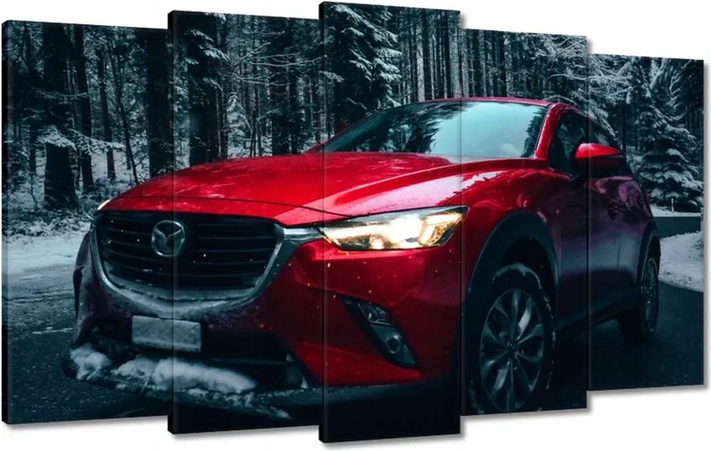 Vászonkép 100x60 Piros Mazda Autó