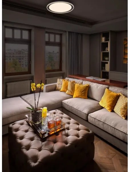 Ledvance - LED Mennyezeti lámpa ORBIS PEDERSON LED/24W/230V átm. 45 cm fekete