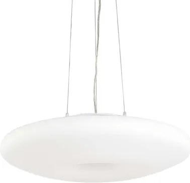 Ideal Lux - GLORY kábeles csillár, 3x E27/60W/230V, átm. 50 cm, fehér