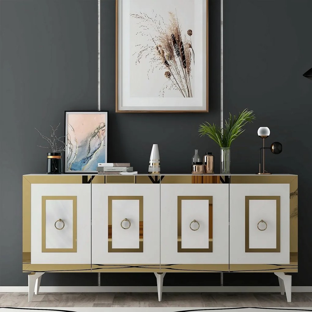 Karya White and Gold szekrény