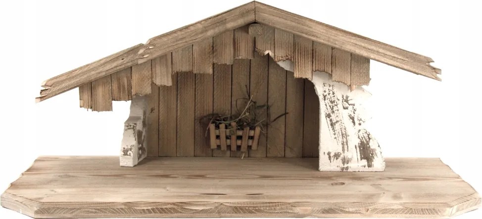 Karácsonyi Betlehem Istálló Dekoráció 69x29x32 CM Figurákhoz 11-19 CM