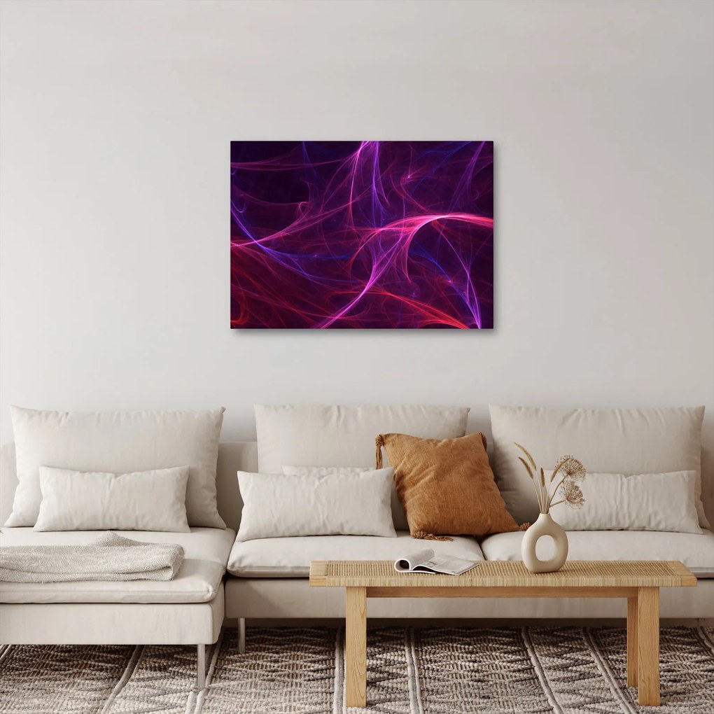Absztrakt görbék képe (70x50 cm)