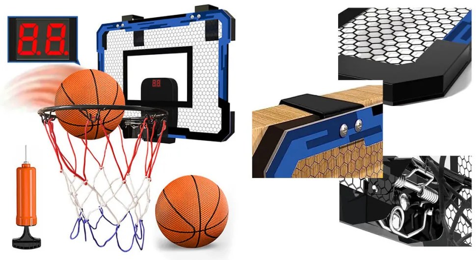 Beltéri kosárlabda palánk kiegészítőkkel