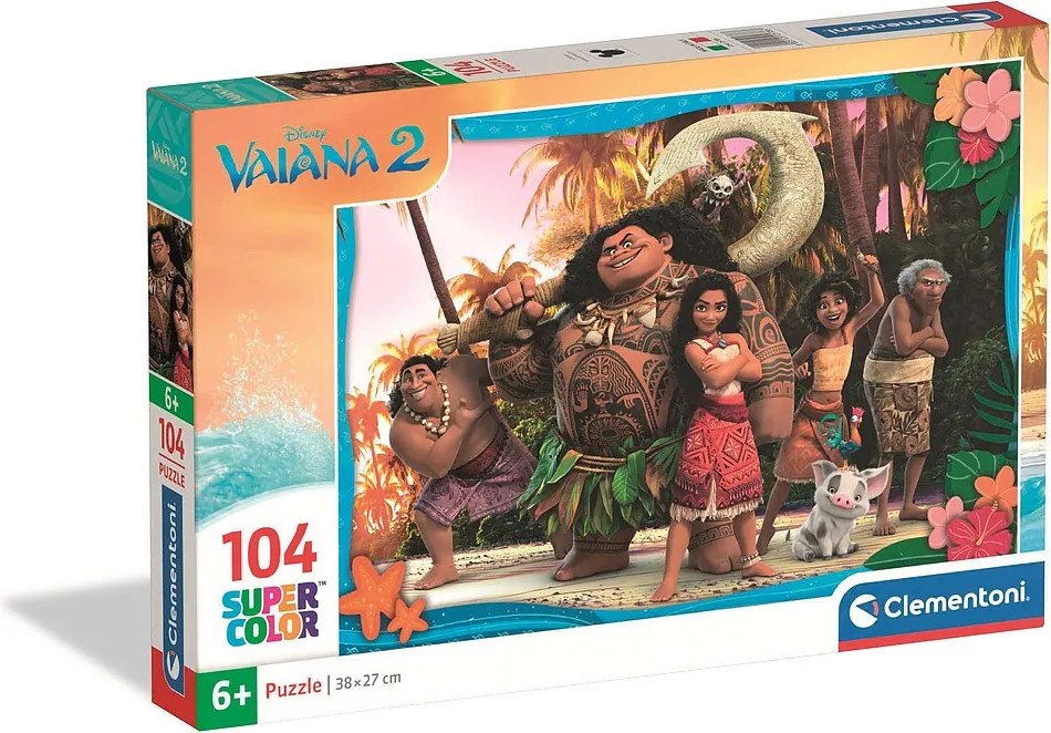 Disney Vaiana New Story Begins 104 db-os puzzle Clementoni