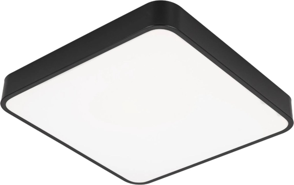 Falra Szerelhető Led Plafon fekete Mennyezeti Lámpa 40cm Négyzet Alakú szoba Panel