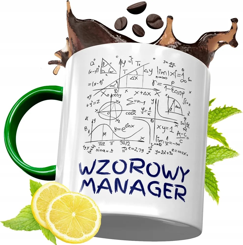 Zöld Bögre Menedzsernek Születésnapra Ajándék fényképes nyomtatással