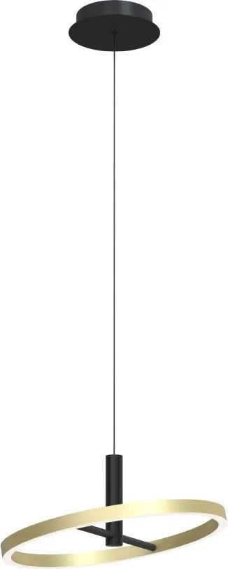 AVIANO LIGHTING 6016-104L BREST Modern Led Függesztett Lámpa Fekete, Arany LED IP20