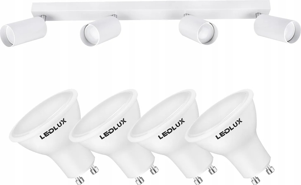 Mennyezeti lámpa halogén sín 4xGU10 6,5W