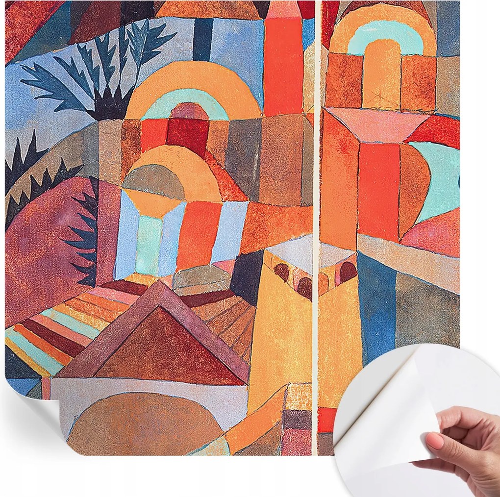 Mosható öntapadós fotótapéta étkezőbe Színes mozaik 250x250 cm