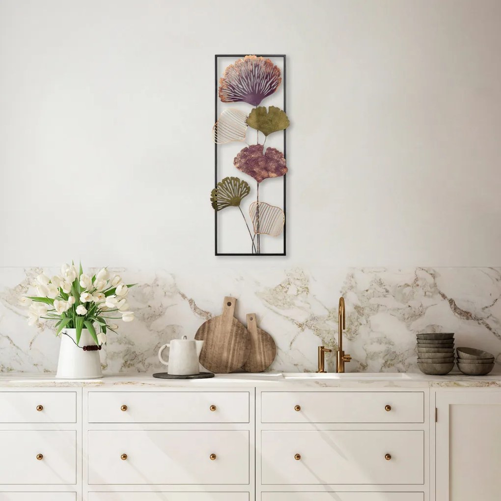 Fig fém fali dekoráció, 32×90 cm – TR891TNL2308