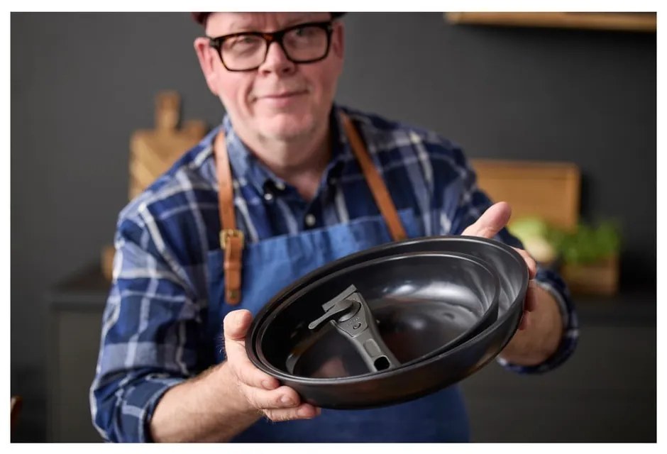 Alumínium serpenyő készlet levehető nyéllel, tapadásmentes felülettel, 2 db-os ø 28 cm – Holm