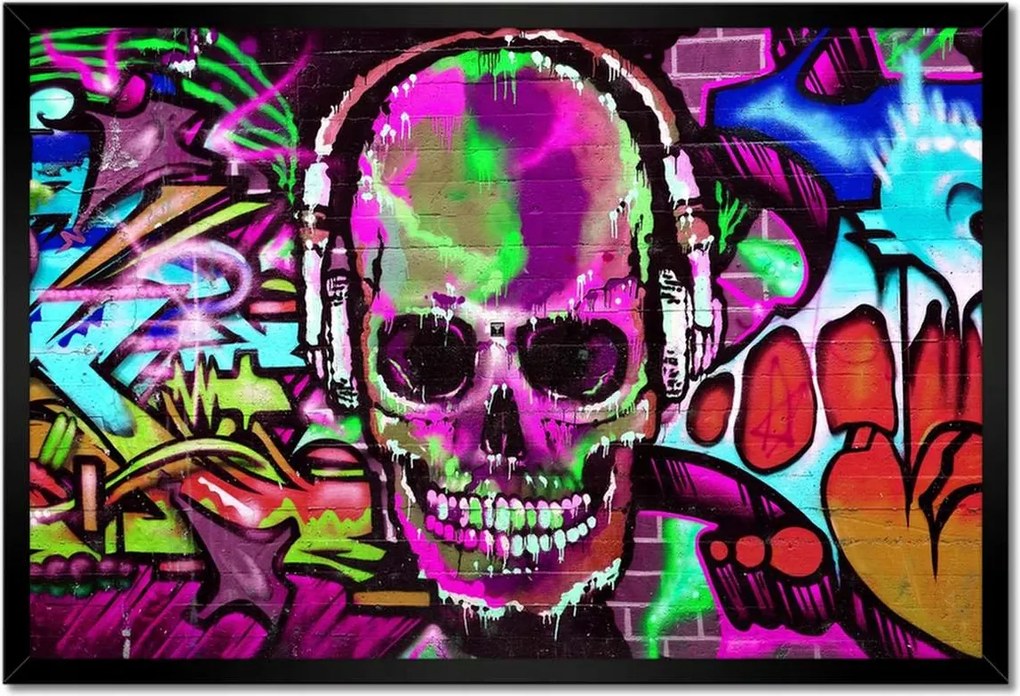 Poszterek keretben 60x40 Graffiti Utcaművészet