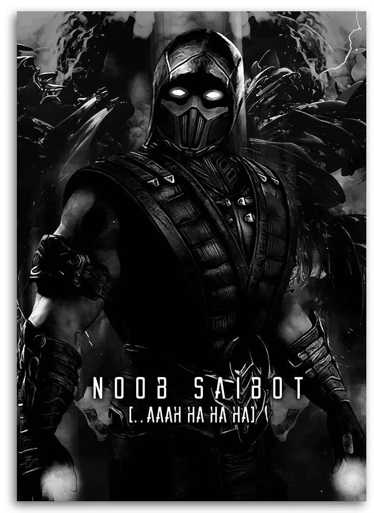 Gario Vászonkép A Mortal Kombat játék A karakter Noob Saibot - SyanArt Méret: 40 x 60 cm