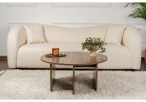 LUVIA dohányzóasztal, dió