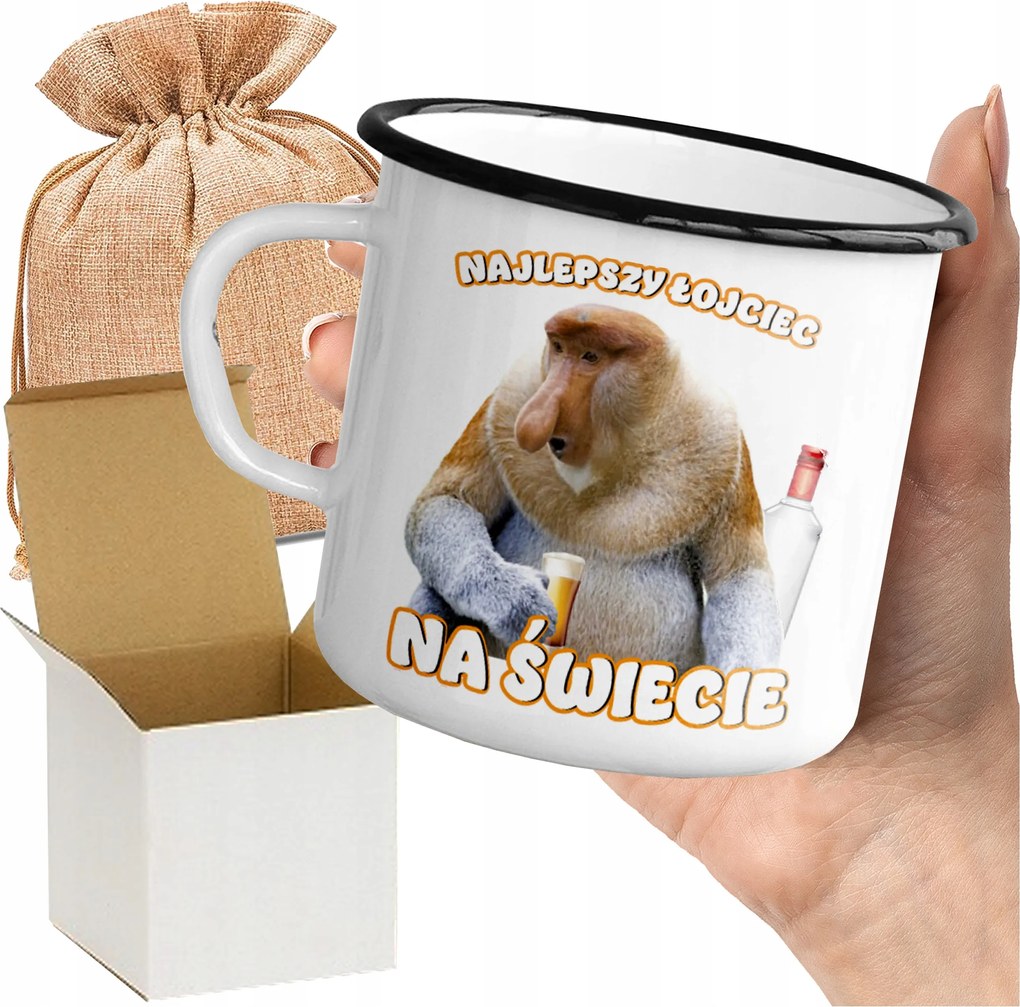 Zománcozott Bögre Nyomott Mintával A Világ Legjobb Szülinapi Ajándéka