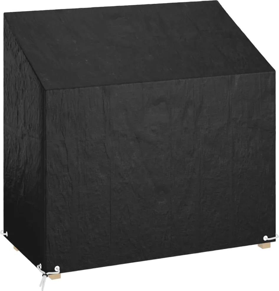 vidaXL polietilén kerti pad huzat 8 fűzőlyukkal 130 x 70 x 70/88 cm