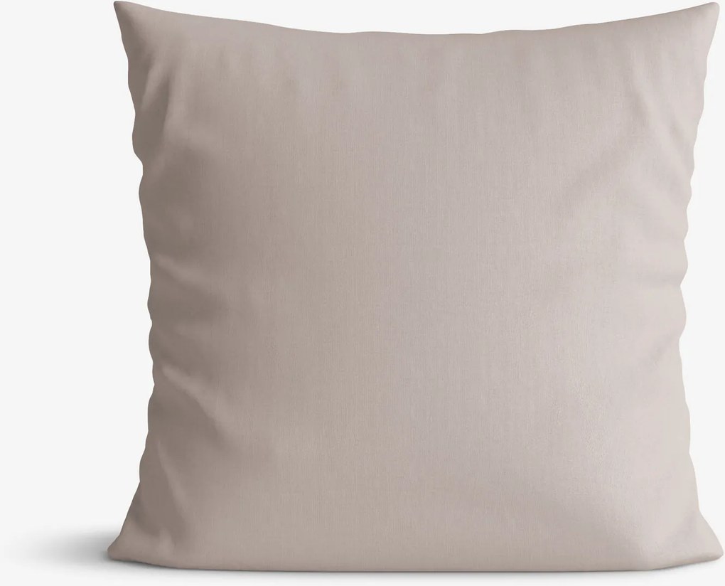 Goldea pamut párnahuzat - szürkésbarna 50 x 70 cm