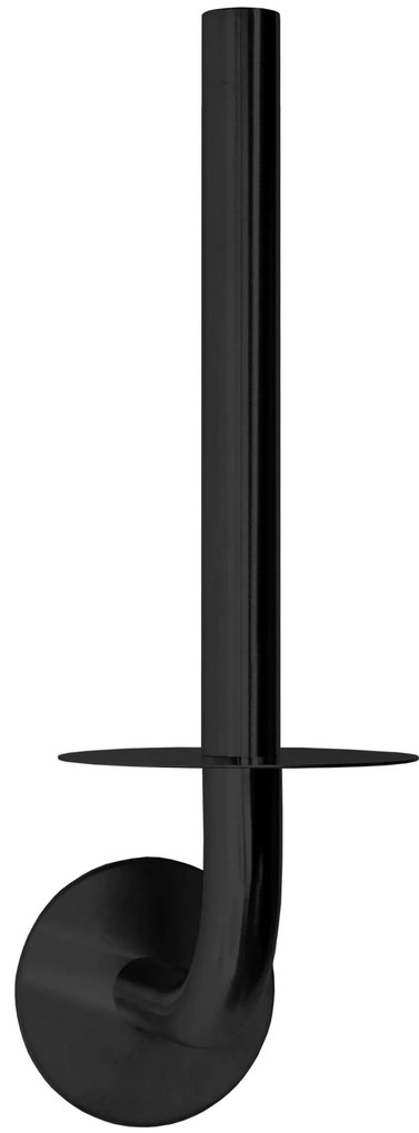 Falra szerelhető wc papír tartó BLACK 322220A