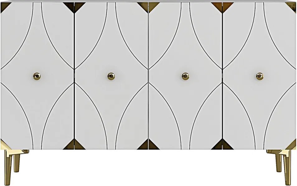 Alfa 120 - White, Gold