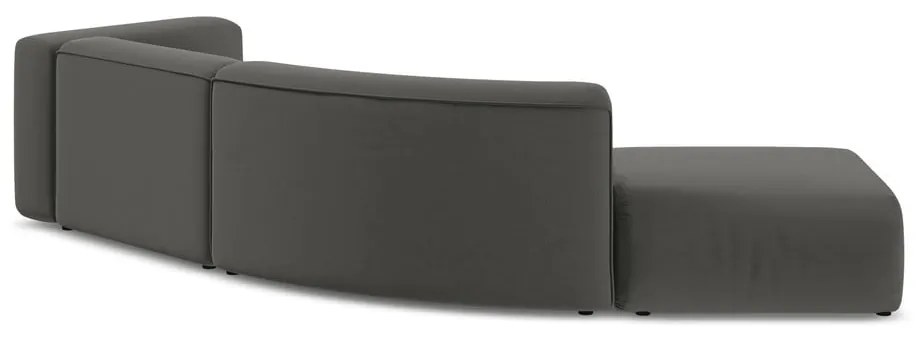 Szürke bársony heverő (bal oldali) Ekahi – Makamii