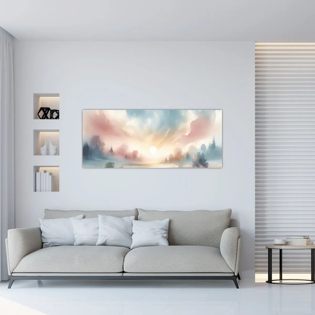 Kép - Elegáns tájkép (120x50 cm)