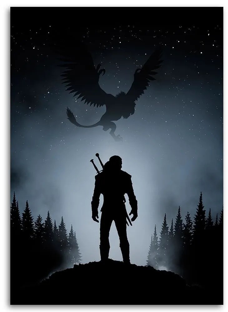 Gario Vászonkép Sárkány az égen - DDJVigo Méret: 60 x 90 cm