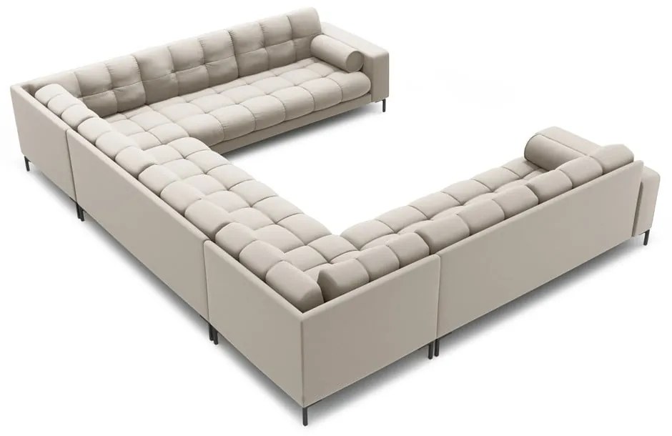 Bézs sarokkanapé (U alakú) Bali – Cosmopolitan Design