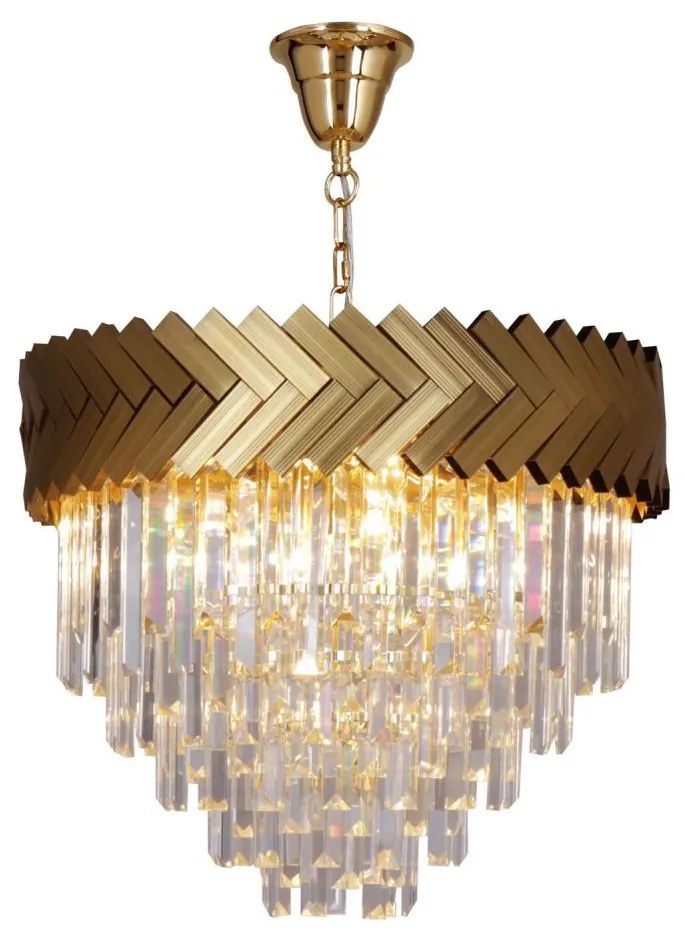 Zuma Line 23910/9 - Csillár láncon LYON 9xE14/40W/230V arany