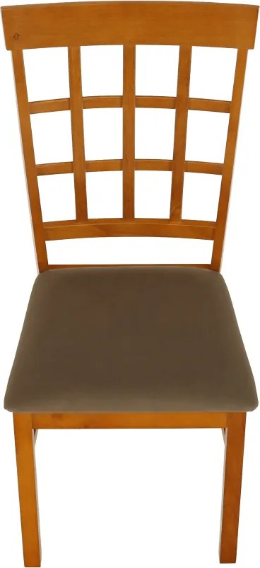 Szék, cseresznye/bézsbarna, GRID NEW