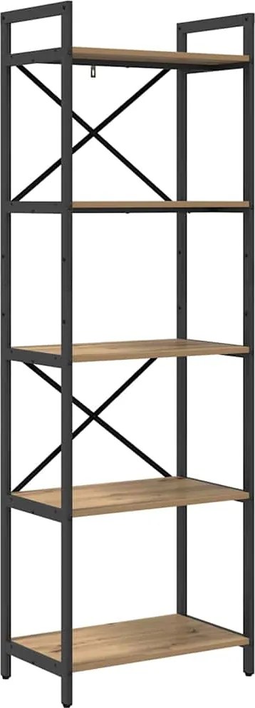 vidaXL Könyvespolc Artisan tölgy 56 x 34 x 171 cm Faanyag