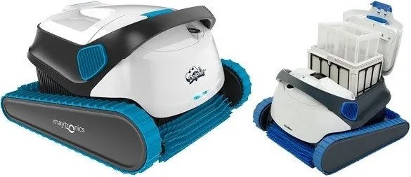 Medencetisztító robot, Dolphin S200, fekete, vezetékes, automata, padló és fal tisztítás, vízvonal tisztítás