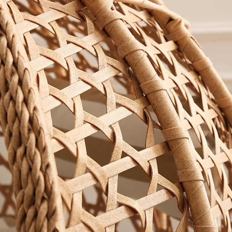 Világosbarna TROPIKAL függőszék állvánnyal