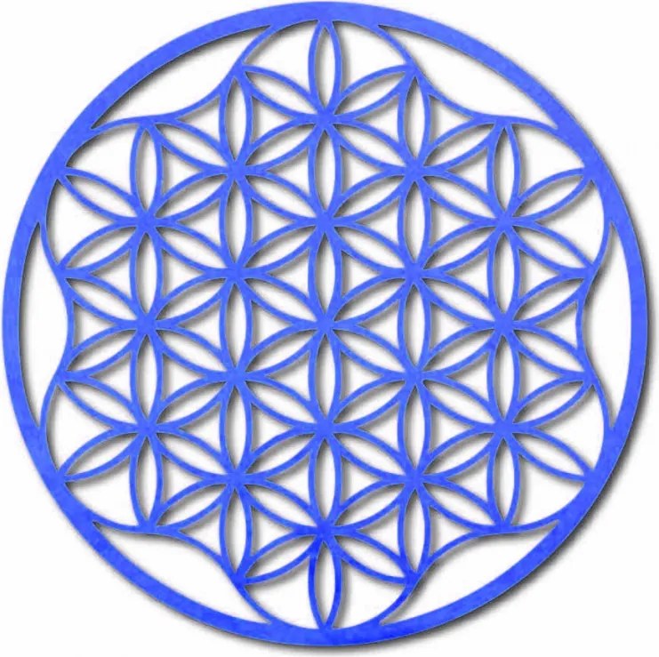 Mandala festmény a falon rétegelt lemezből, maximum 120 cm-ig