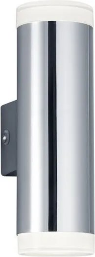 TRIO 283110206 RAY Modern Kültéri Fali Lámpa Ezüst LED IP44