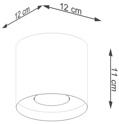 Sollux SL.1282 - Spotlámpa MIKA 1xGU10/10W/230V szürke