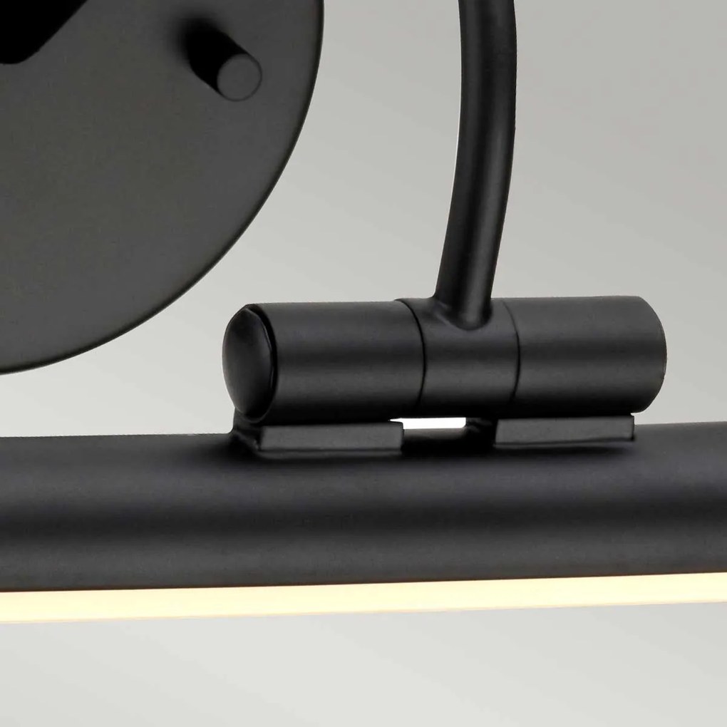 Elstead klasszikus LED falikép világítás alton fekete elsalton-pl-l-blk