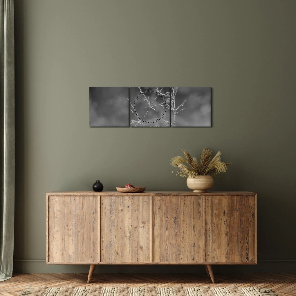 Kép - Vidéki rét (órával) (90x30 cm)