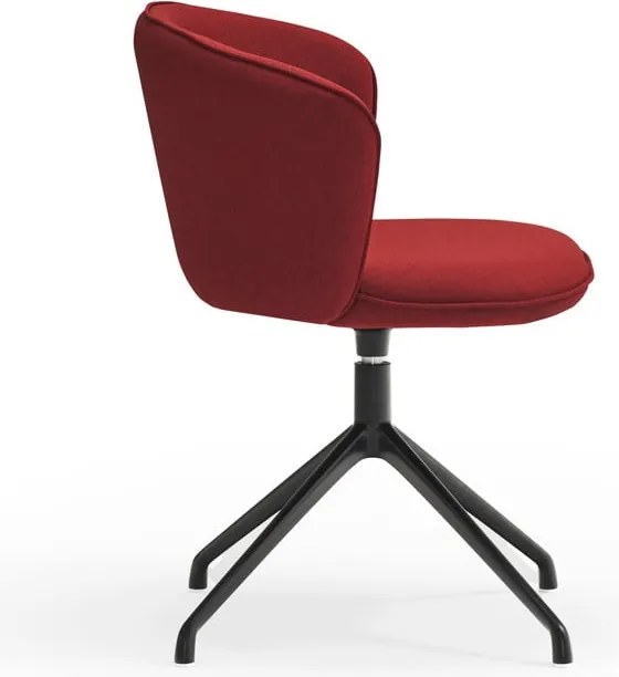 Borvörös kárpitozott étkezőfotel szett 2 db-os Add – Teulat