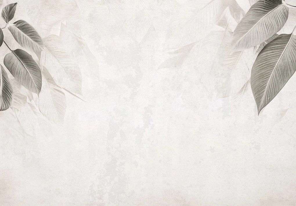 Fotótapéta Levelek A Flizelinen A Hálószoba Nappalijába fotótapéta a falra