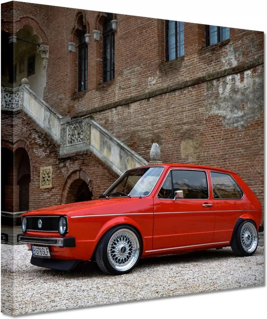 Vászonkép 20x20 Volkswagen Golf 1 Egyes