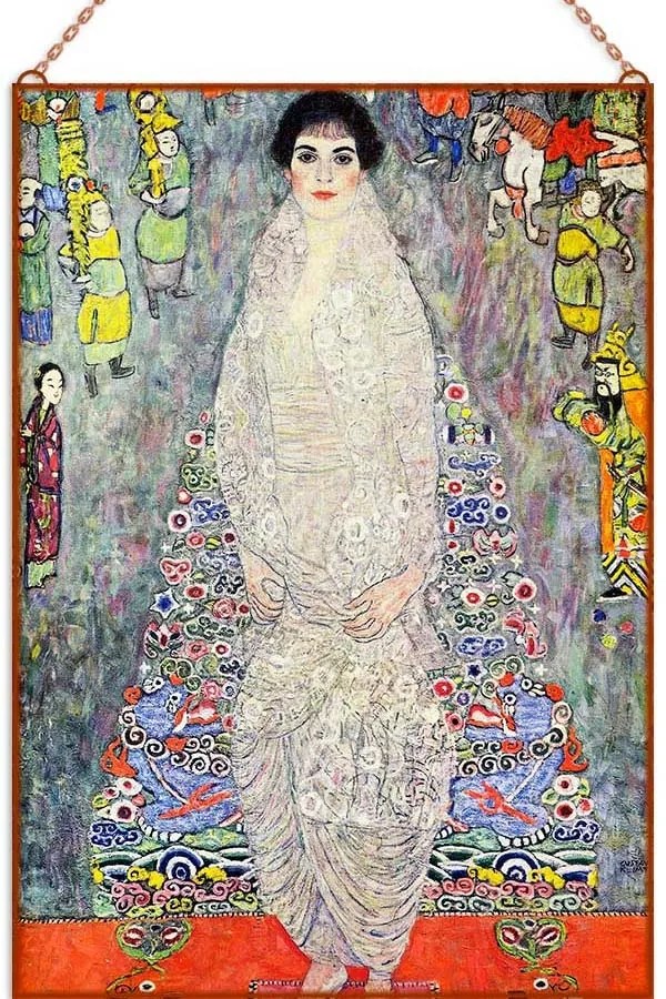Gustav Klimt - Bachofen echt Baroness üvegkép, falikép