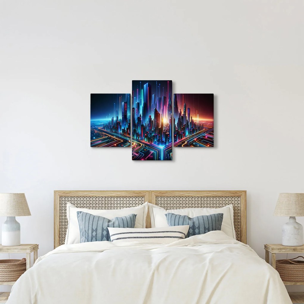 Kép - A jövő városa (90x60 cm)
