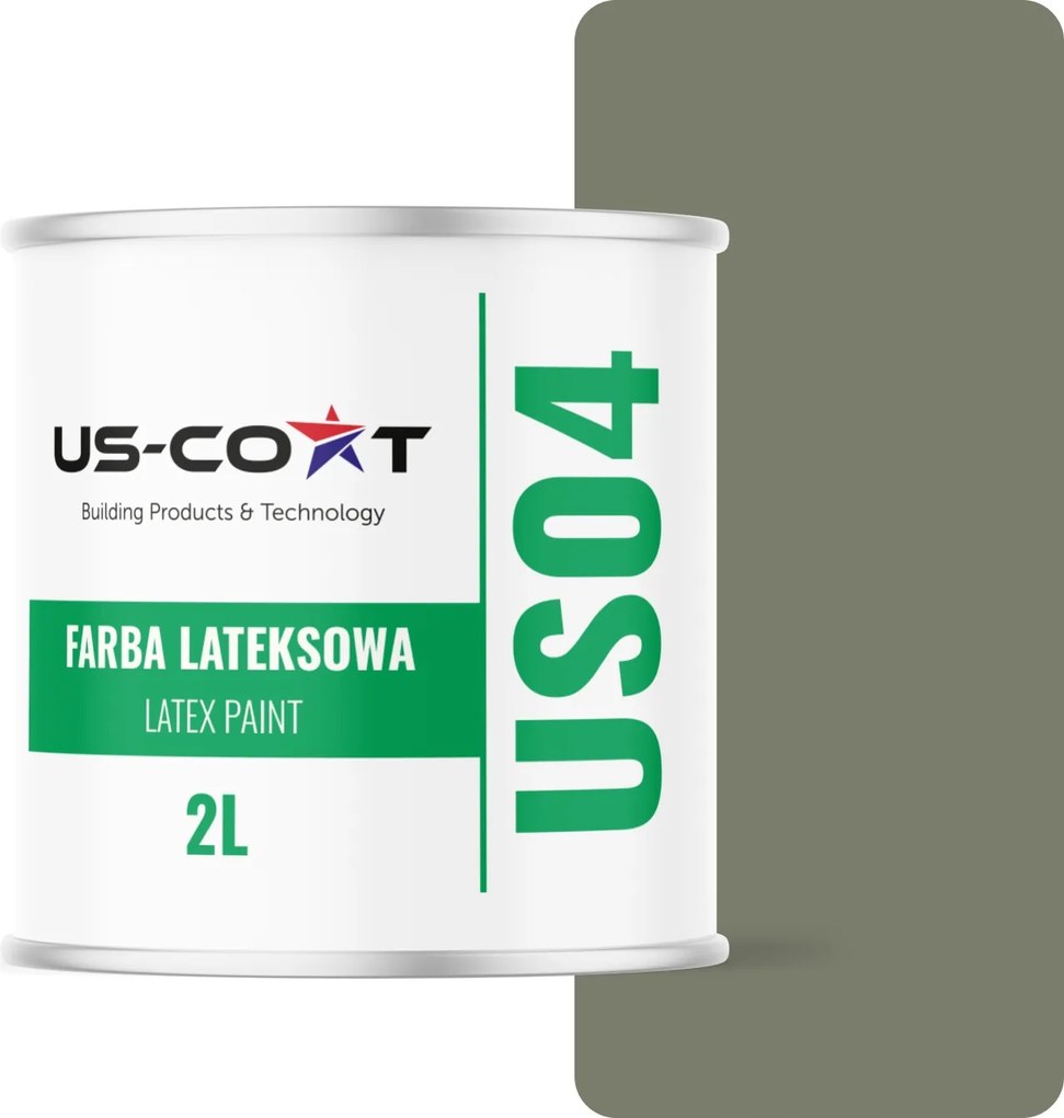 Latex Mennyezeti Falfesték Khaki Szín Sötét H1720 2L Matt Falfesték